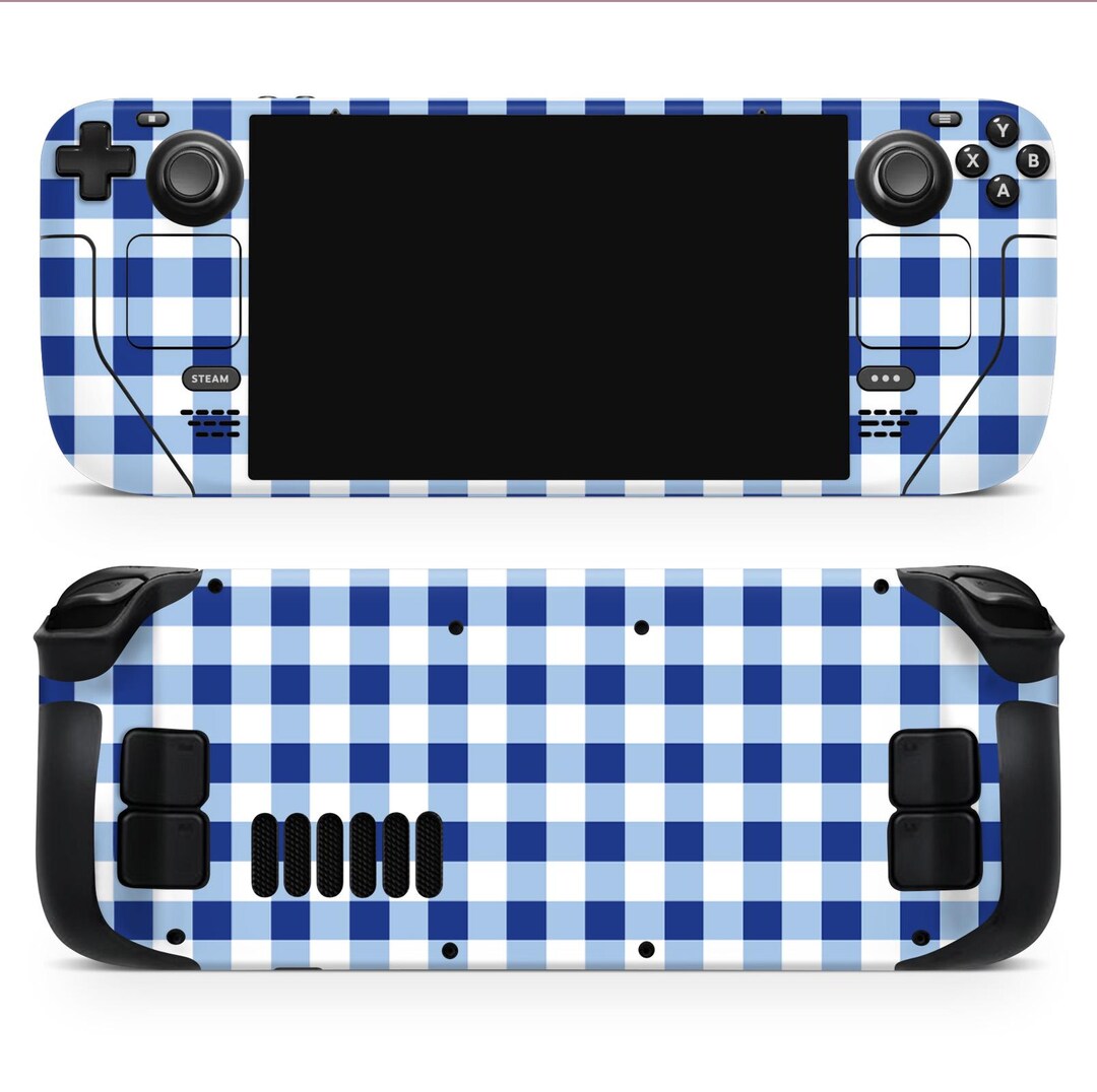 Blue Plaid With 2 Serene Variants to Elegantly Personalize Your Console ...