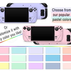 Customize your own Steam Deck Printed 3M Vinyl Skin/Wrap for Steam Deck / Oled