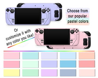 Spersonalizuj swoją własną, drukowaną na 3-metrowej folii winylowej okleinę Steam Deck/OLED