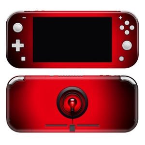Red Pulse with 2 Serene Variants to Elegantly Personalize Your Console｜Nintendo Switch Lite Skin/Wrap with Premium 3M Vinyl