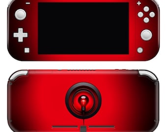 Red Pulse with 2 Serene Variants to Elegantly Personalize Your Console｜Nintendo Switch Lite Skin/Wrap with Premium 3M Vinyl