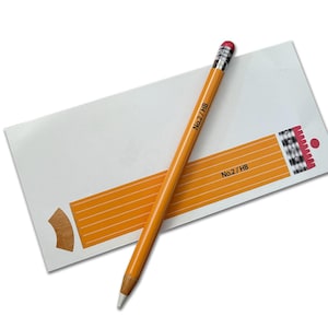 Custodia/involucro in vinile 3M con motivo a matita classica per Apple Pencil 1a / 2a / Pro
