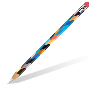 Modello di matita tradizionale Stampato ispirato Vinile 3M stampato/involucro per Apple Pencil 1a / 2a / pro