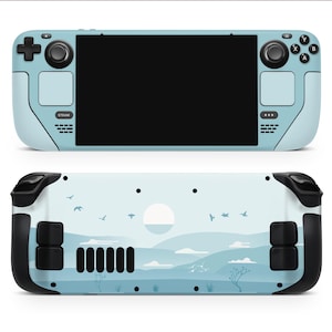 3 Variants: Plain, Minimal Lines, Scenic Back | Dawn's Whisper 3M Vinyl Skin/Wrap for Steam Deck / Oled
