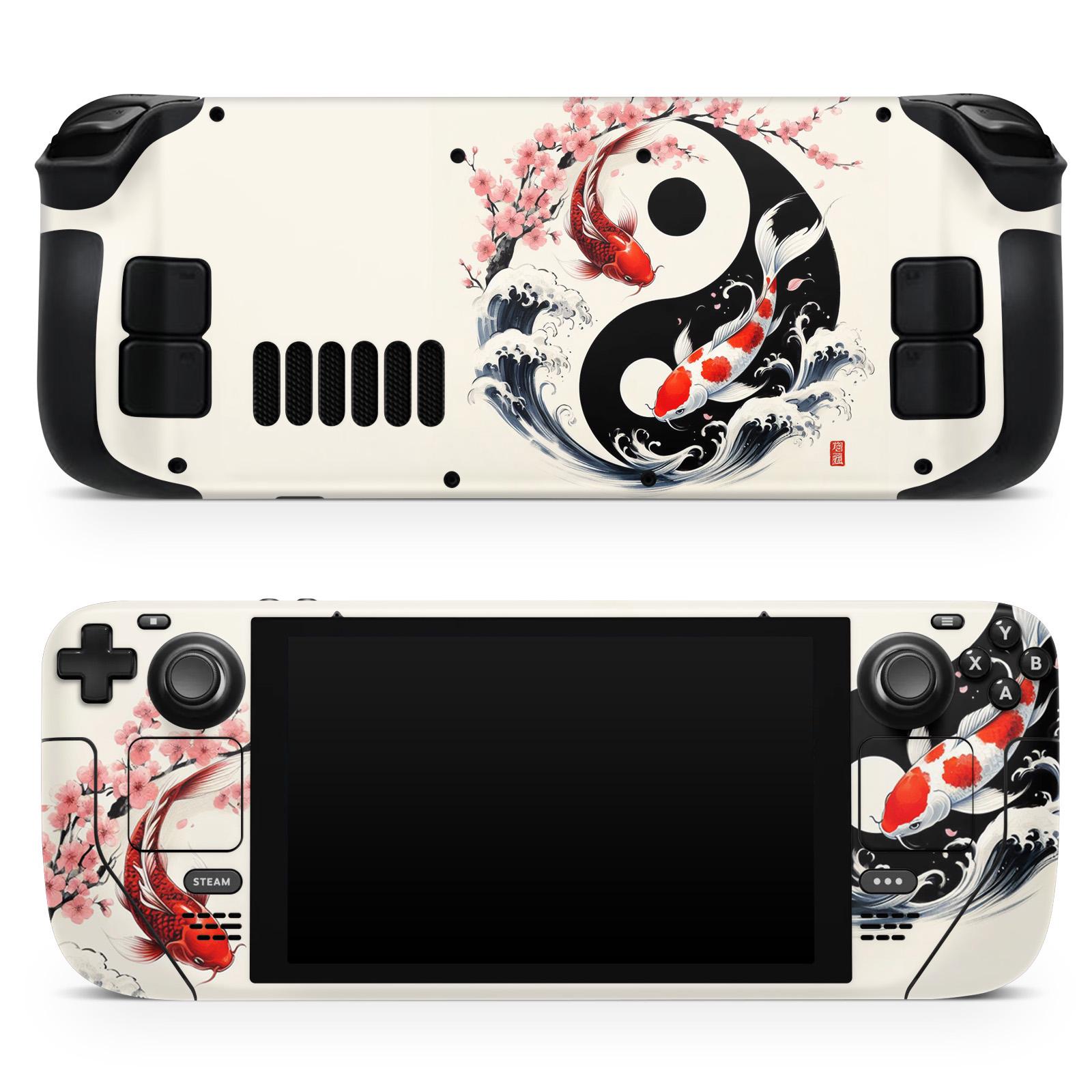 Yin and Yang coy fish 3M Vinyl Skin/Wrap for Steam Deck / Oled