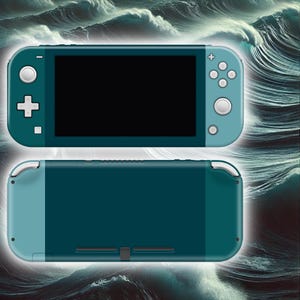 Inspired by the Colors of the Deep Sea - Eternal Blue｜Nintendo Switch Lite Skin/Wrap with Premium 3M Vinyl