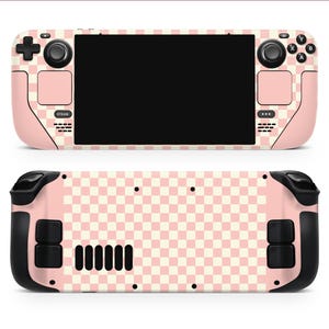 Candy Check with 2 Serene Variants to Elegantly Personalize Your Console | Premium 3M Vinyl Skin/Wrap for Steam Deck/OLED
