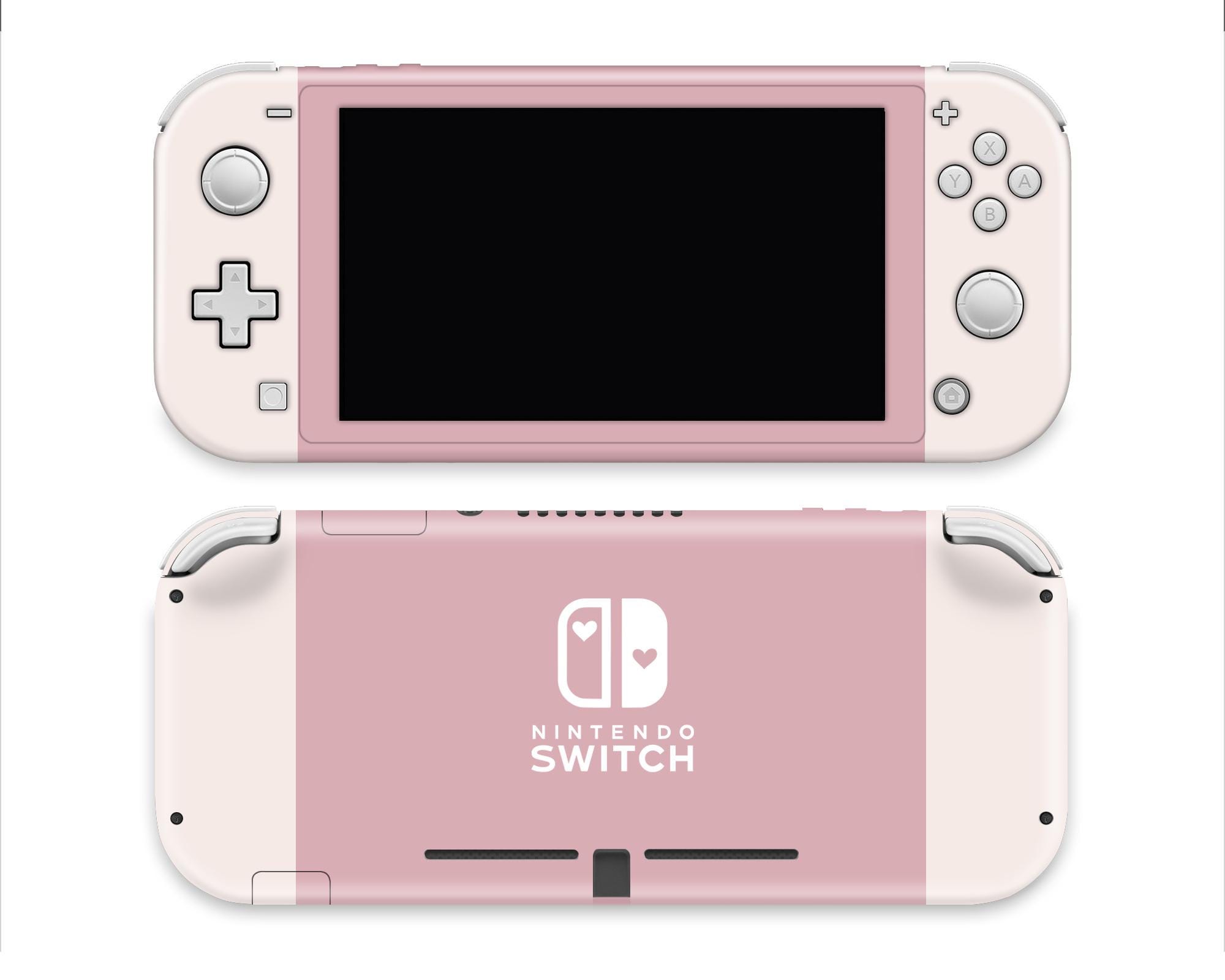 Switchライト ホワイト×ピンク Switch Lite Skin Pink - Etsy