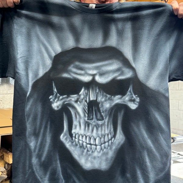 Airbrushed T-shirt - Reaper