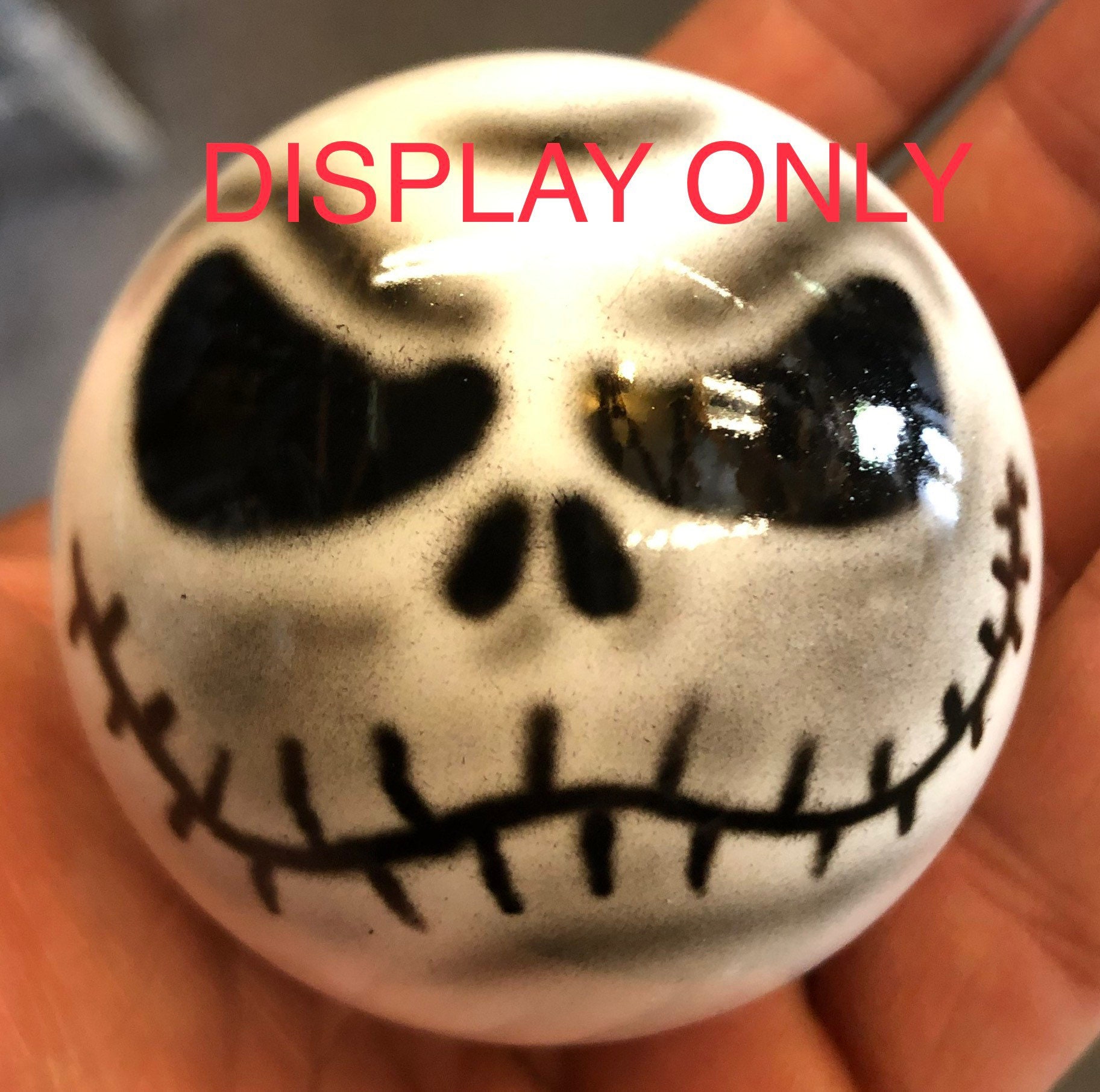 Airbrushed Billiard Ball Jack Skellington Etsy