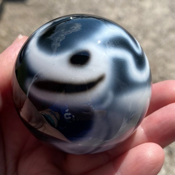 Airbrushed Billiard Ball - Zero