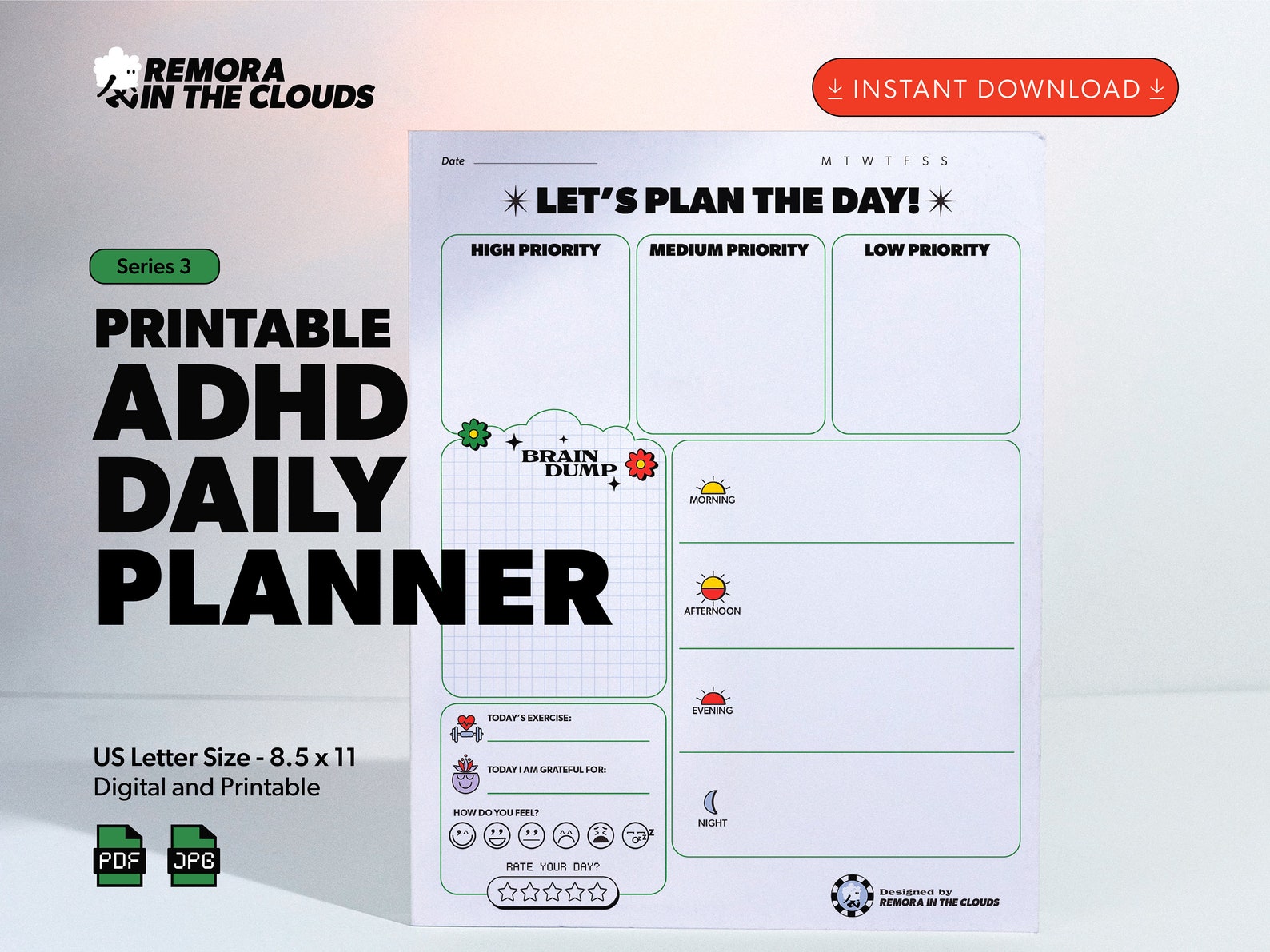 Printable Adhd Daily Planner Template printable-adhd-daily-planner-template