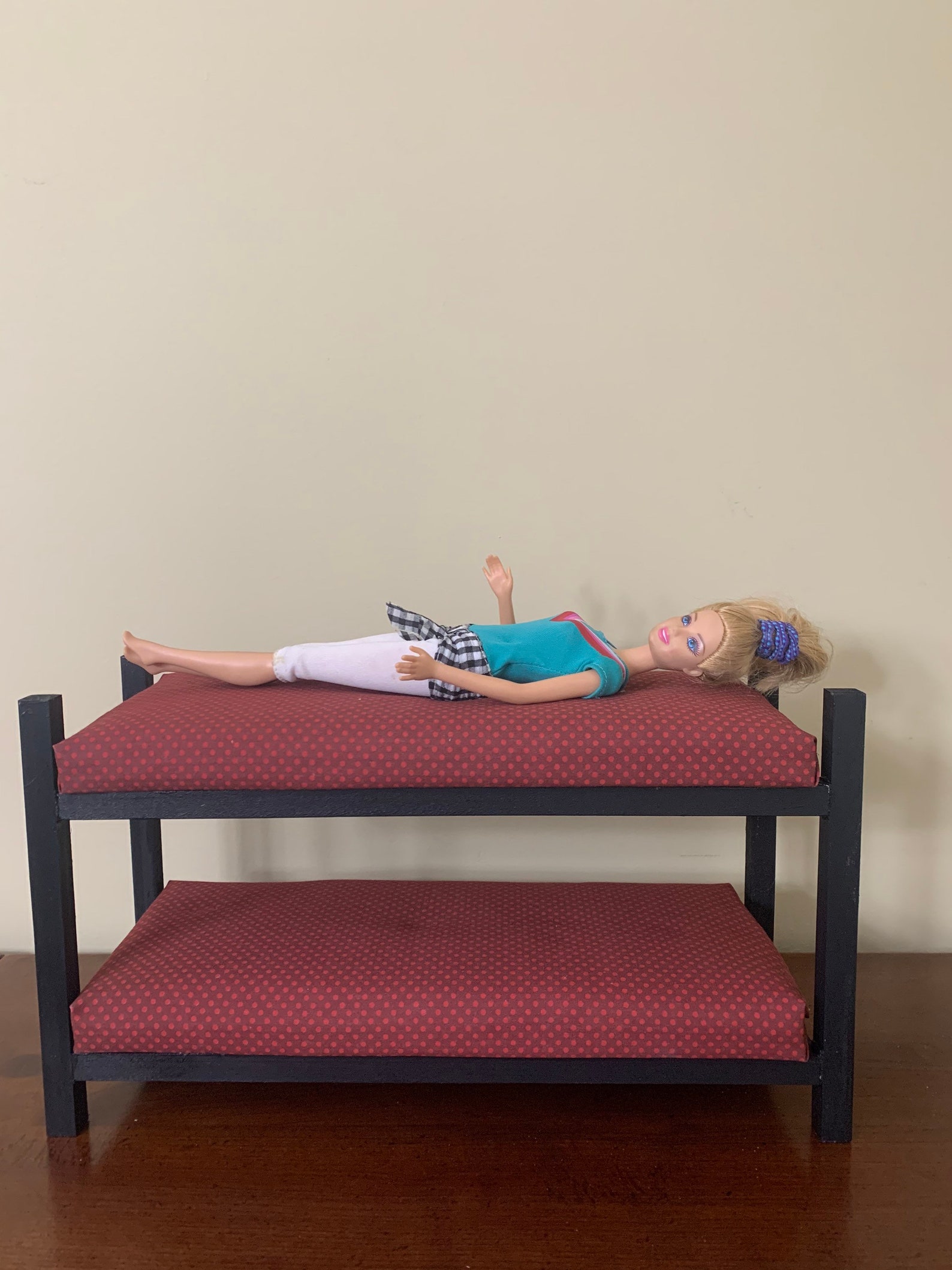 Barbie Doll Size Bunk Bed Etsy