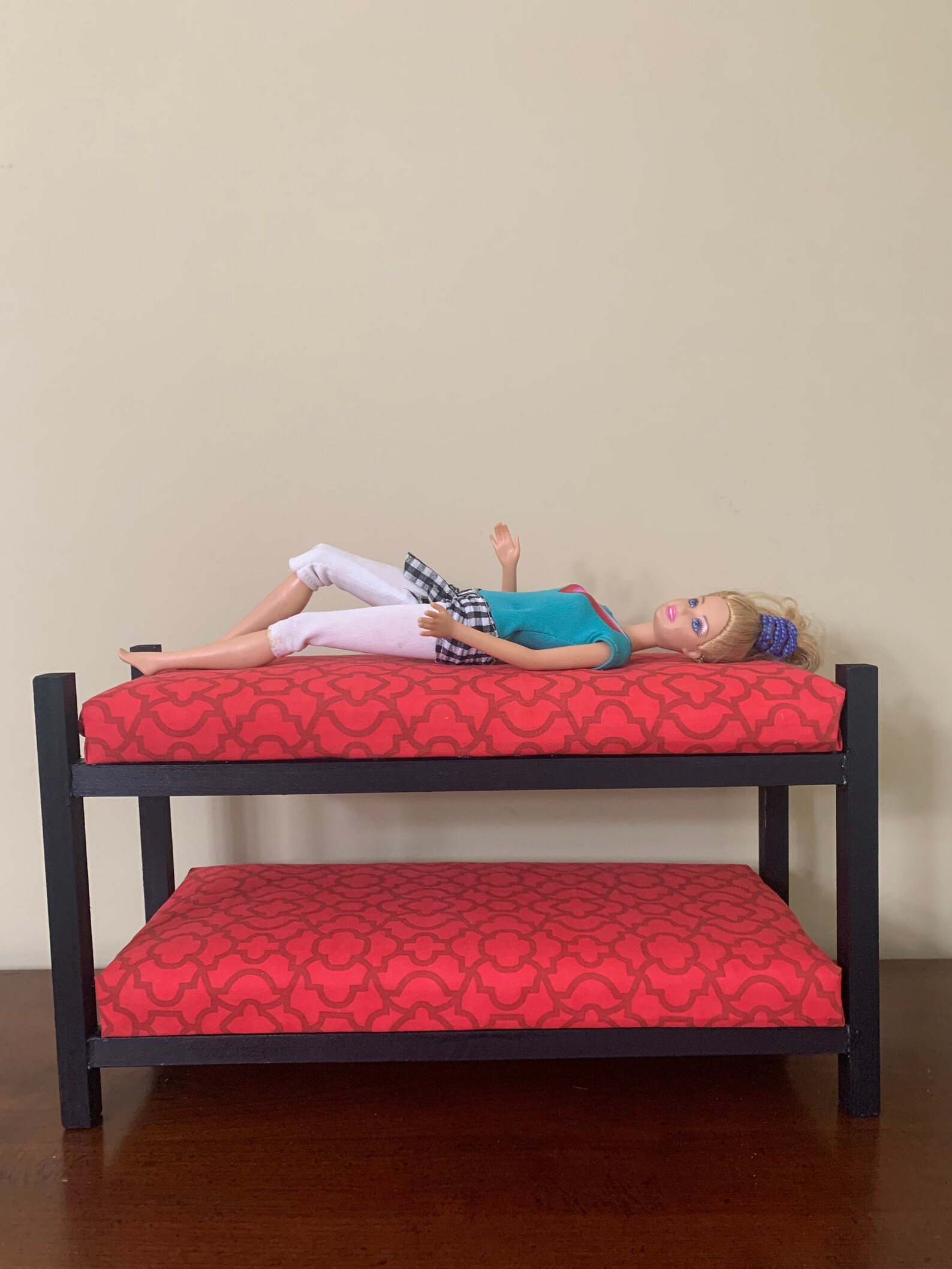 Barbie Doll Size Bunk Bed Etsy