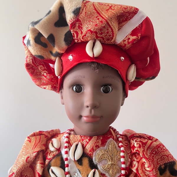 18” Chango Shango Xango Deitie Orishas Santeria Doll Eggun Doll Ifa Lukumi Yoruba Espiritismo