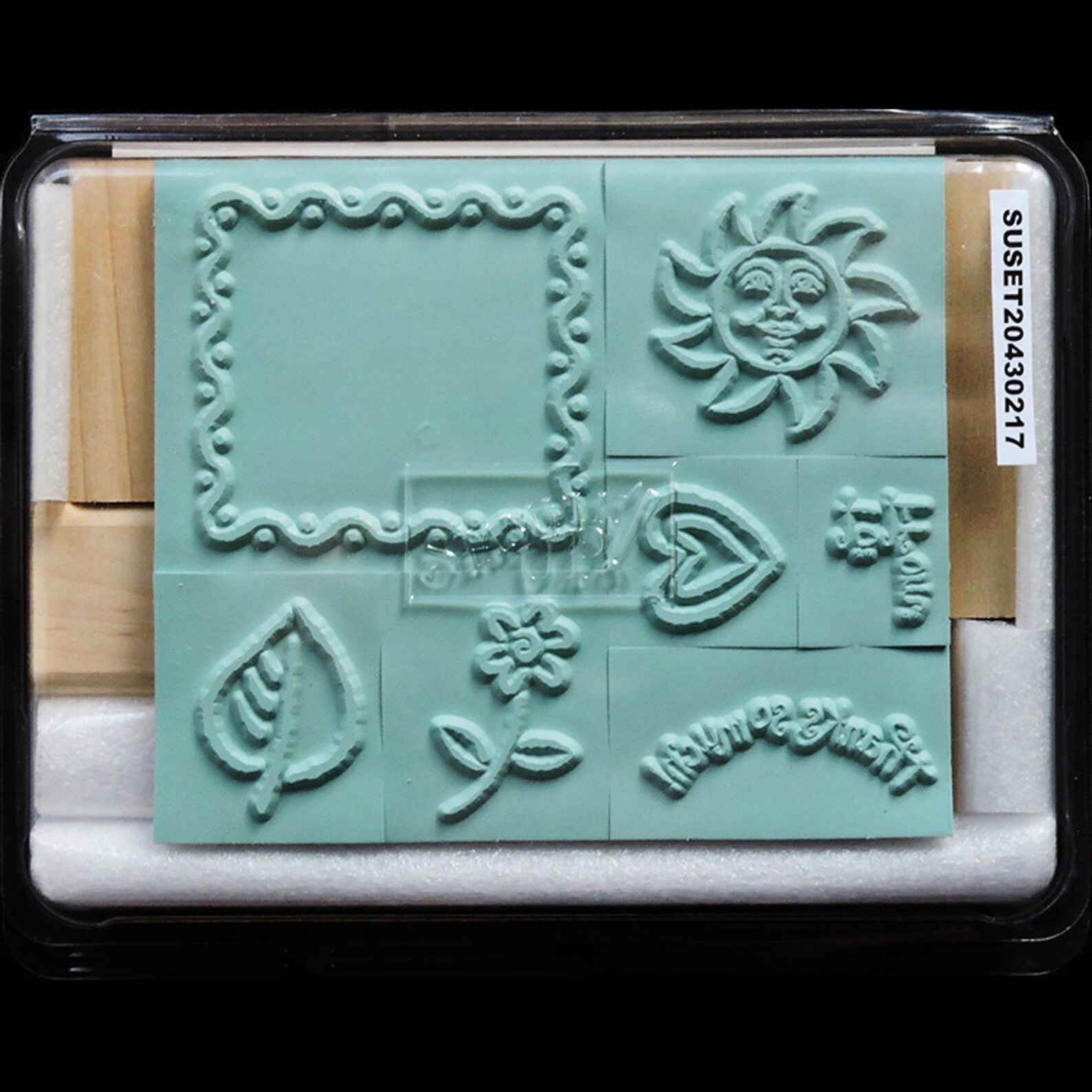 Framed Fun STAMPIN UP SET Retired 2000 New Wood Block 7 Stamps Etsy