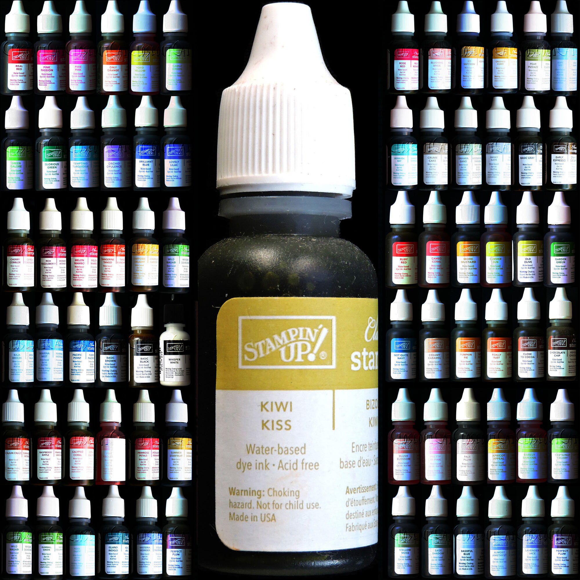 Retired STAMPIN UP INK Rare Colors One Single Full Classic Dye Ink