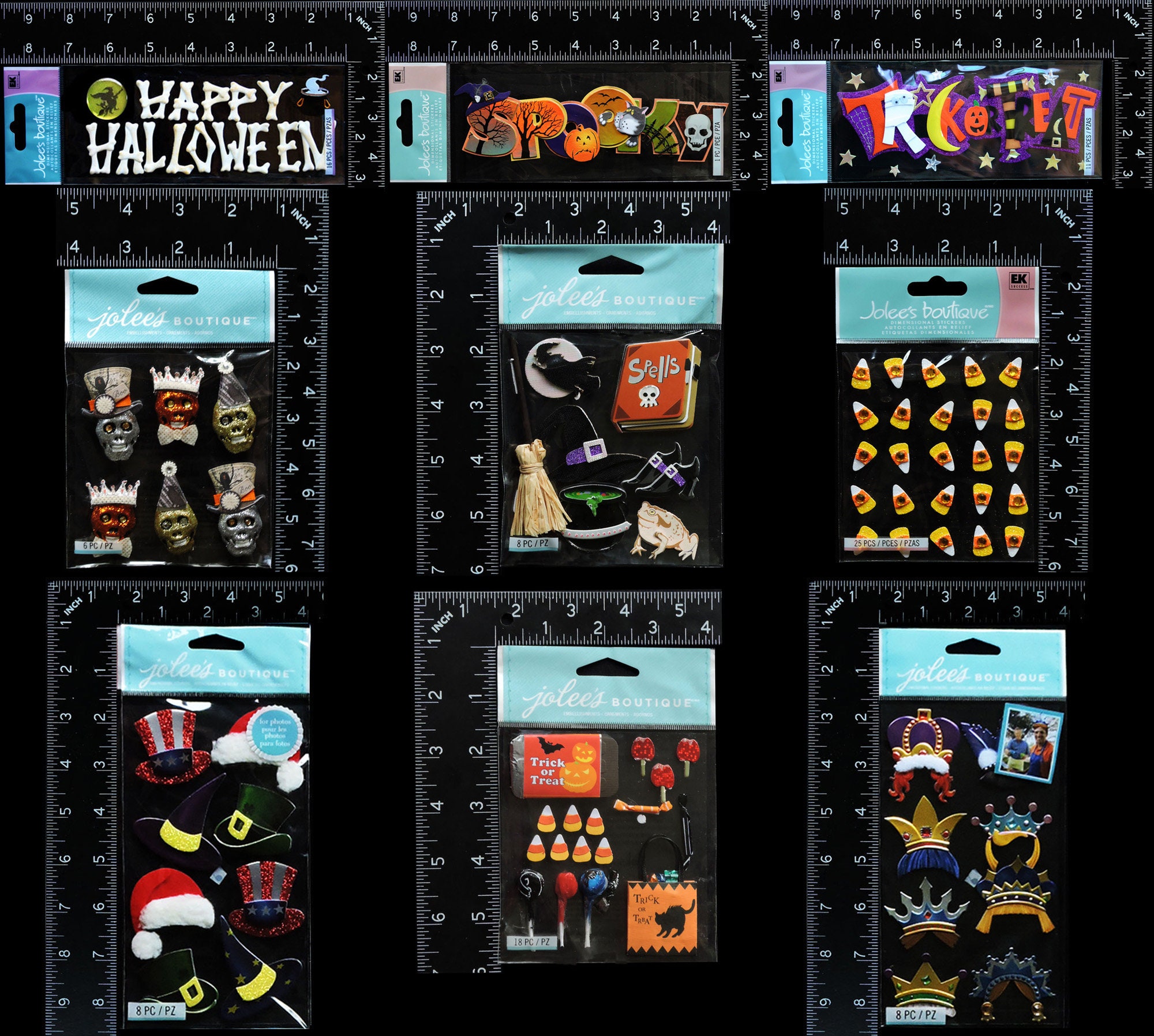 NEW 11 pc CUTE SPIDERS & WEBS Spider Web 3D Stickers JOLEE'S NEW 11 pc CUTE SPIDERS & WEBS Spider Web 3D Stickers JOLEE'S