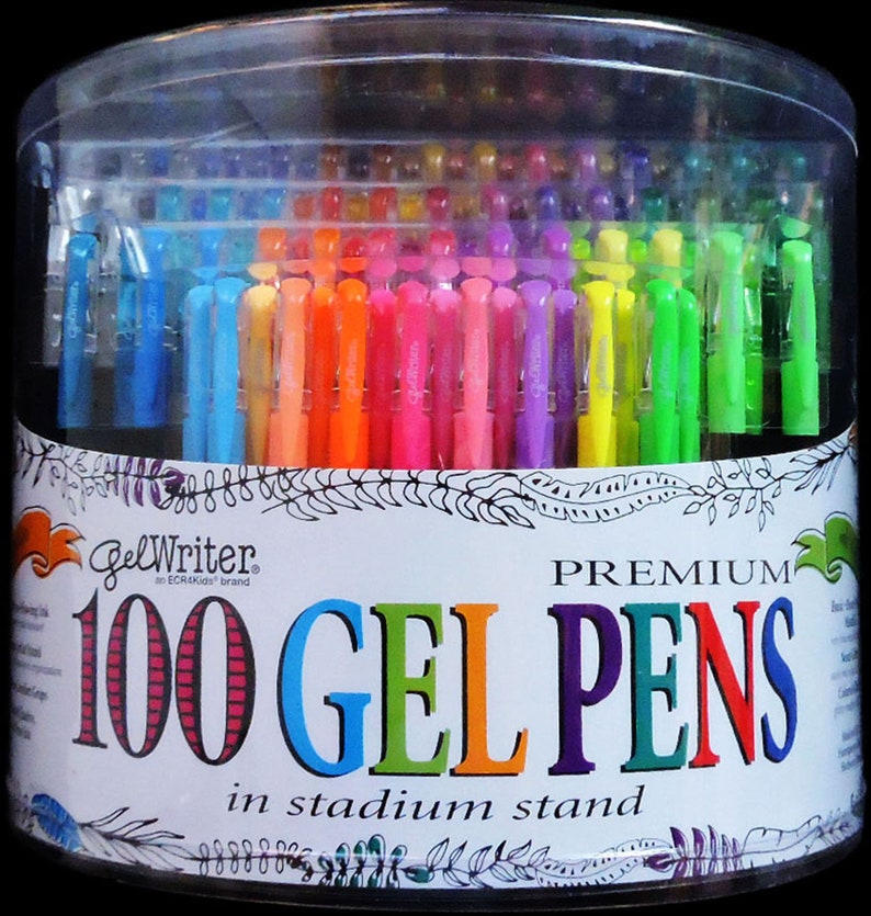 Nouveau GELWRITER GEL PENS 100 Pen Acid Free Archival Rack Etsy