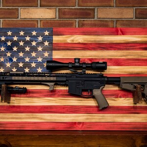 GUN RACK FLAG | American Flag, 2A, Gun Flag, Gun Rack, Gift for Him ...
