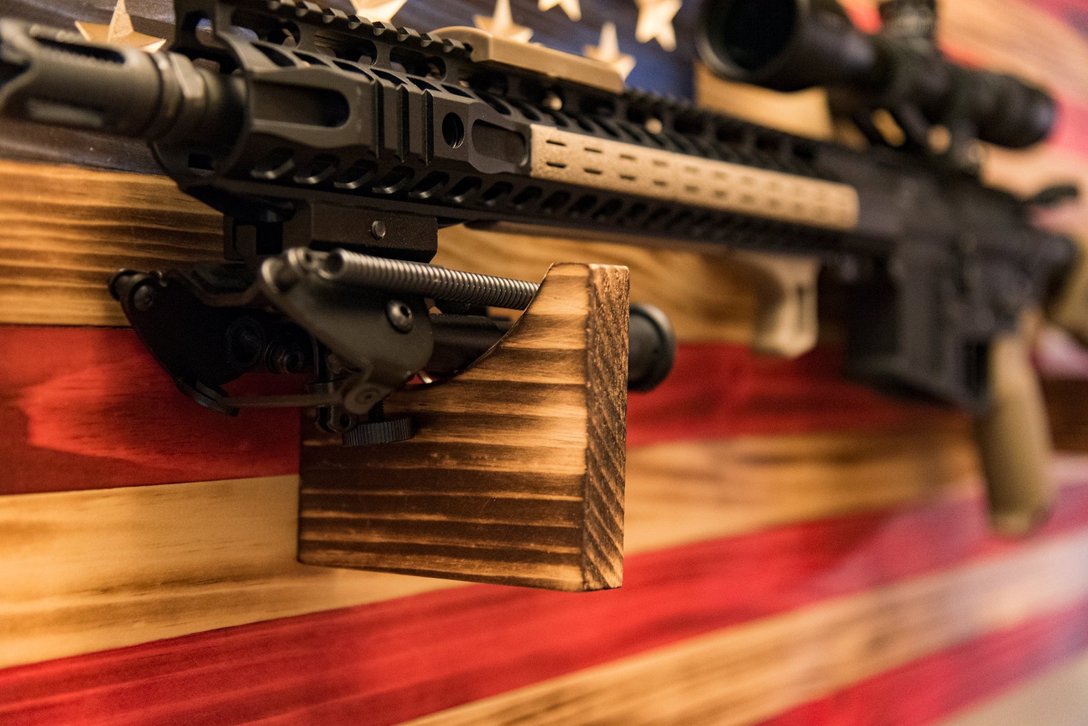 GUN RACK FLAG | American Flag, 2A, Gun Flag, Gun Rack, Gift for Him ...