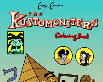 The Kustomonsters Coloring Book