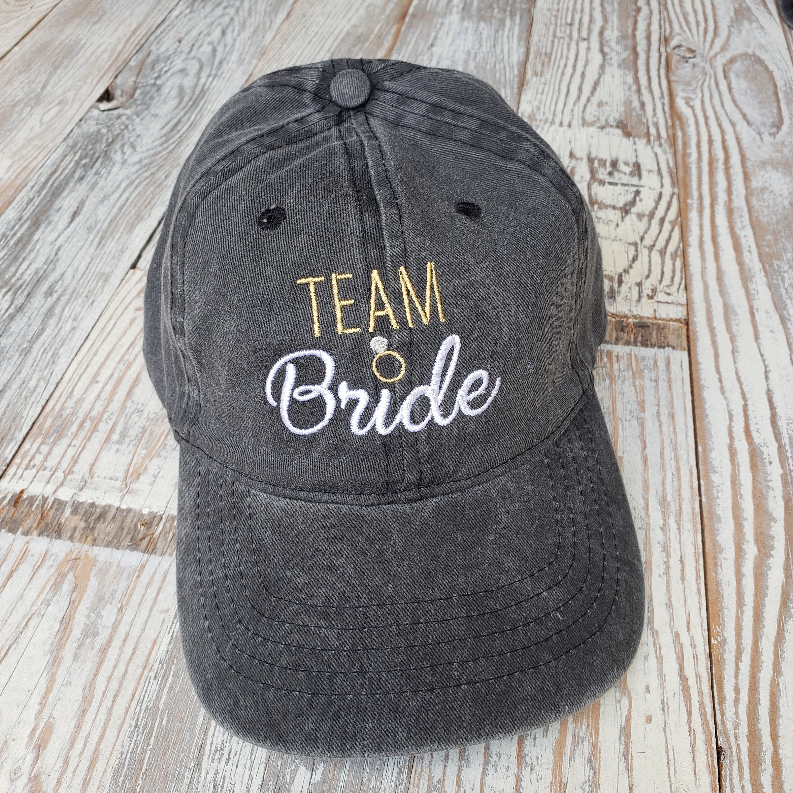 team bride baseball caps