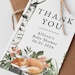 Woodland Creatures Baby Shower Thank You Favor Tag Template, Printable ...