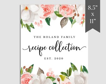 Diy Recipe Book Etsy