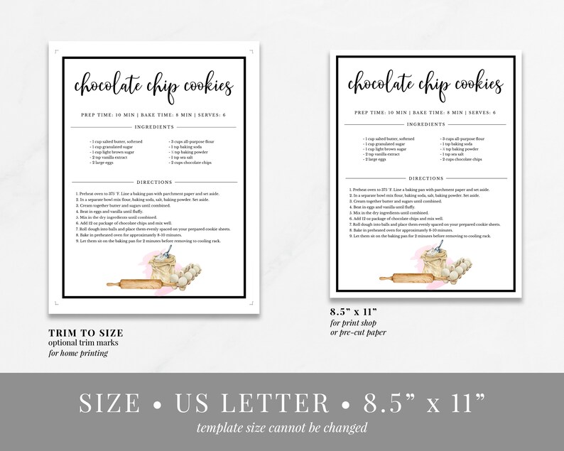 Pink Mixer Recipe Book Printable Family Recipe Cookbook Etsy