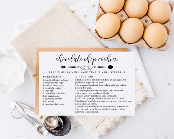 Stand Mixer Recipe Cards - Personalized Gallery