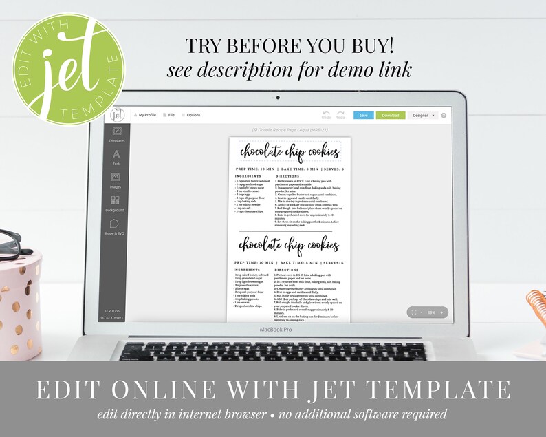 Purple Kitchen Mixer Mini Recipe Book Printable Cookbook Etsy