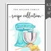 Mixer Recipe Book Template Download, Printable Recipe Template, Family Cookbook Template, DIY Recipe Book Printable, Blank Recipe Page,RB-21 