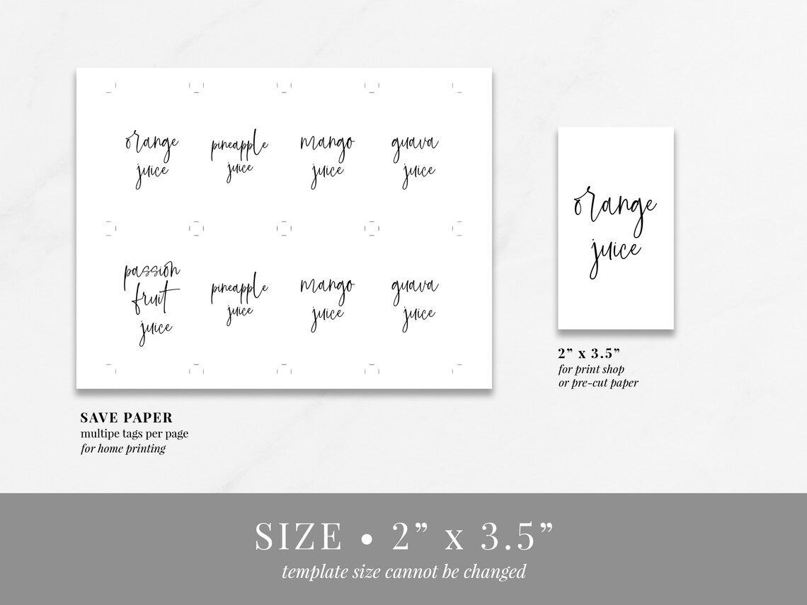 Mimosa Bar Juice Tags Template Printable Mimosa Juice Tags - Etsy