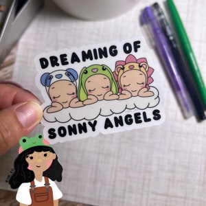 Naklejki Dreaming of Baby Angel, Naklejki Dreaming Angel, Wodoodporne naklejki winylowe