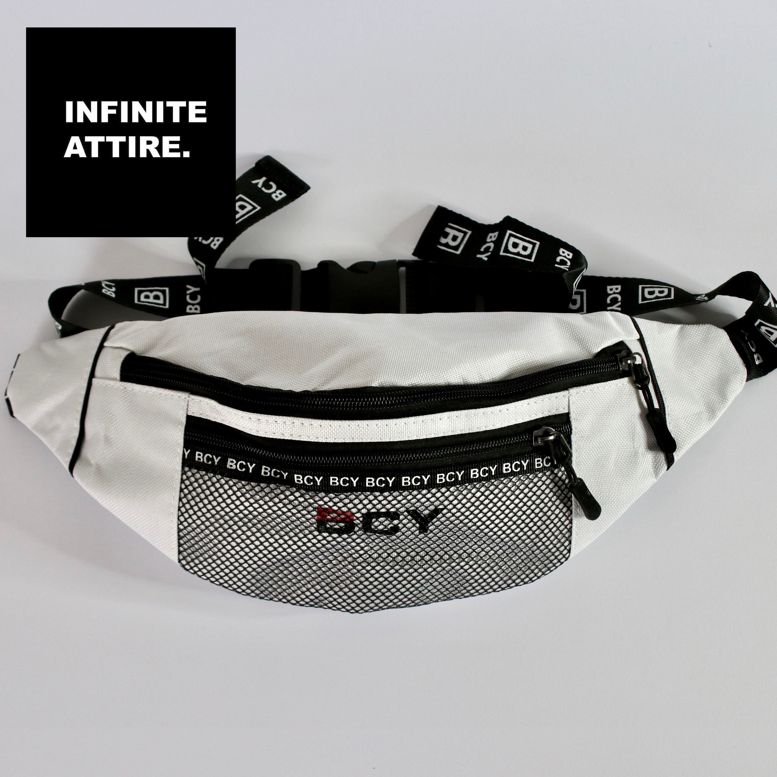 BCY White Bum bag mens Festival Fanny Pack mens waist bag Etsy