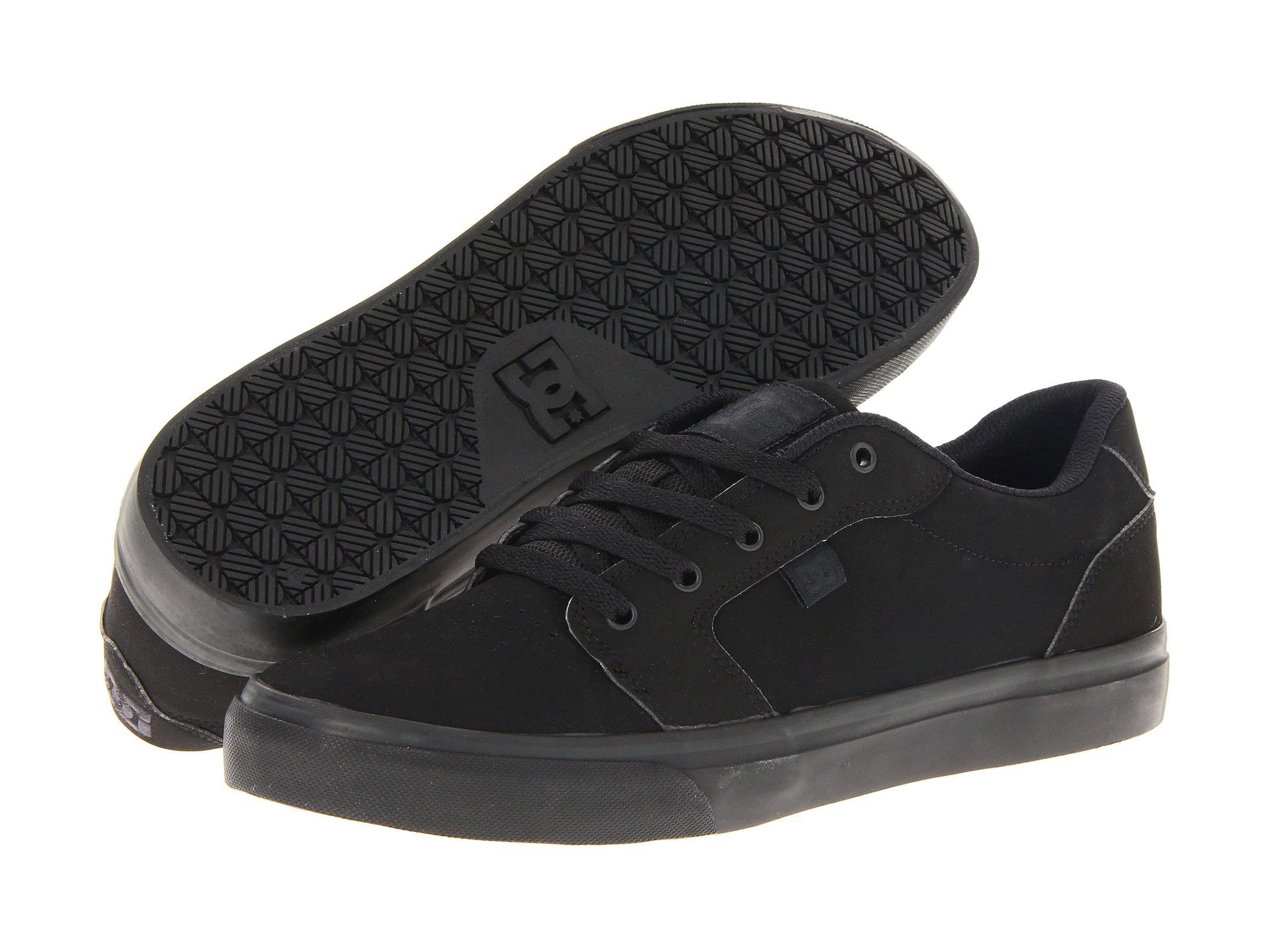 DC Men's Anvil Casual Skate Shoe Black/Black 303190BB2 Etsy