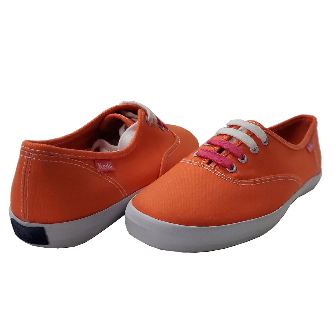 Deadstock Keds Women's Champion Orange Canvas Shoes | Etsy