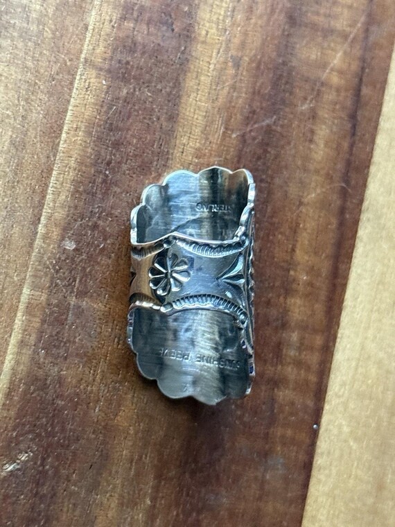 Sunshine Reeves Navajo Native 925 Sterling Silver Stamped Handmade
