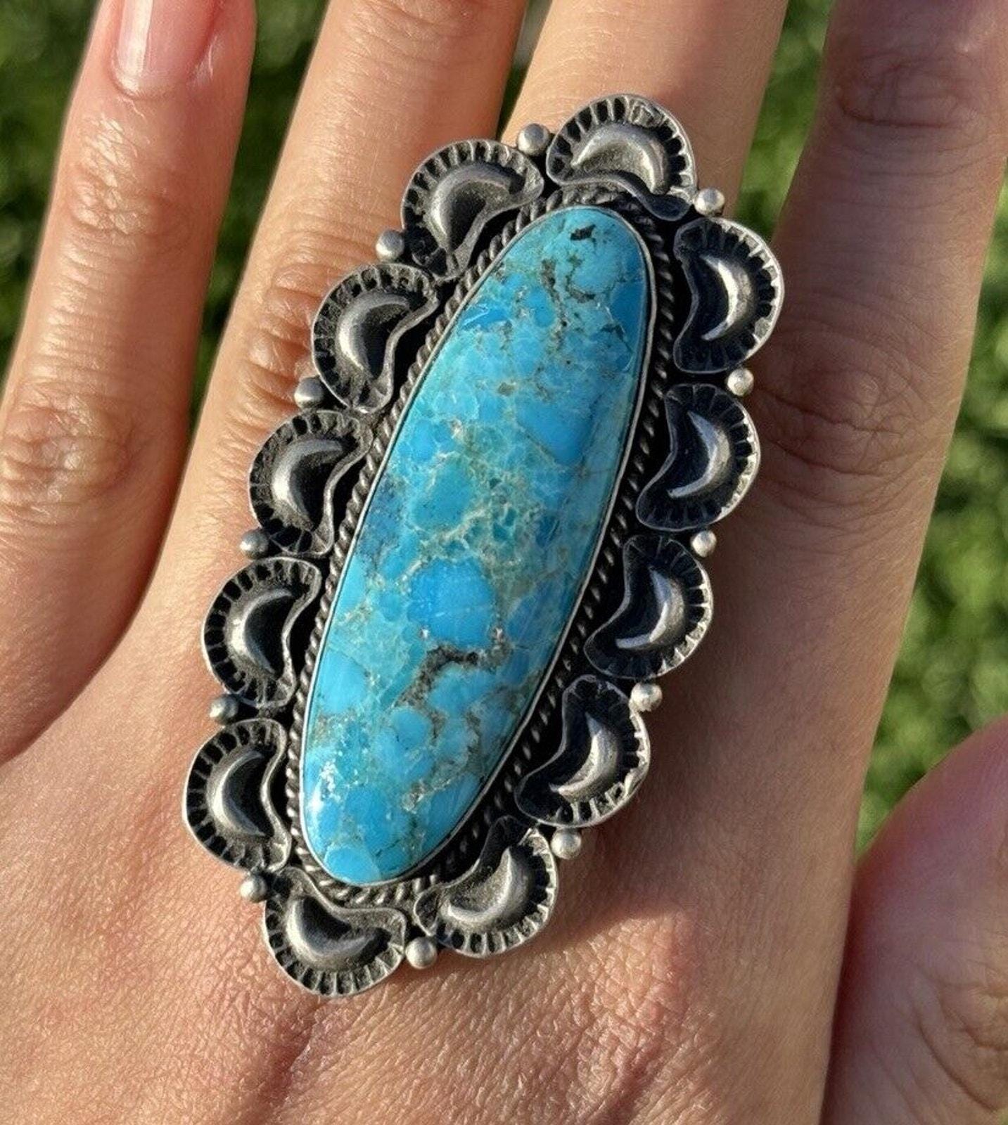 アクセサリー Native American Turquoise Sterling Ring il_fullxfull.7078182828_kvjy.jpg
