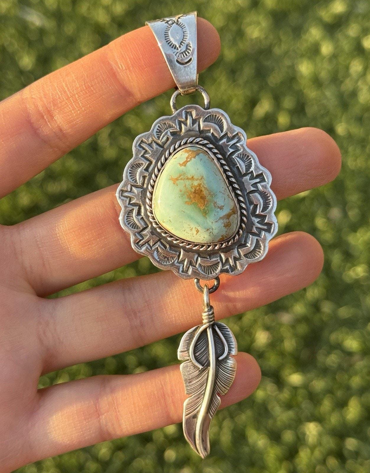 Navajo a J Pendant - Etsy Canada