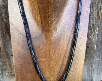 ナバホ族 ブラックオニキス ネックレス メンズ | スターリングシルバー