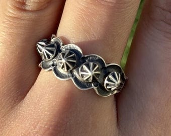 KBビラー 925スターリングシルバー 刻印入りリング。ナバホ族 サイズ