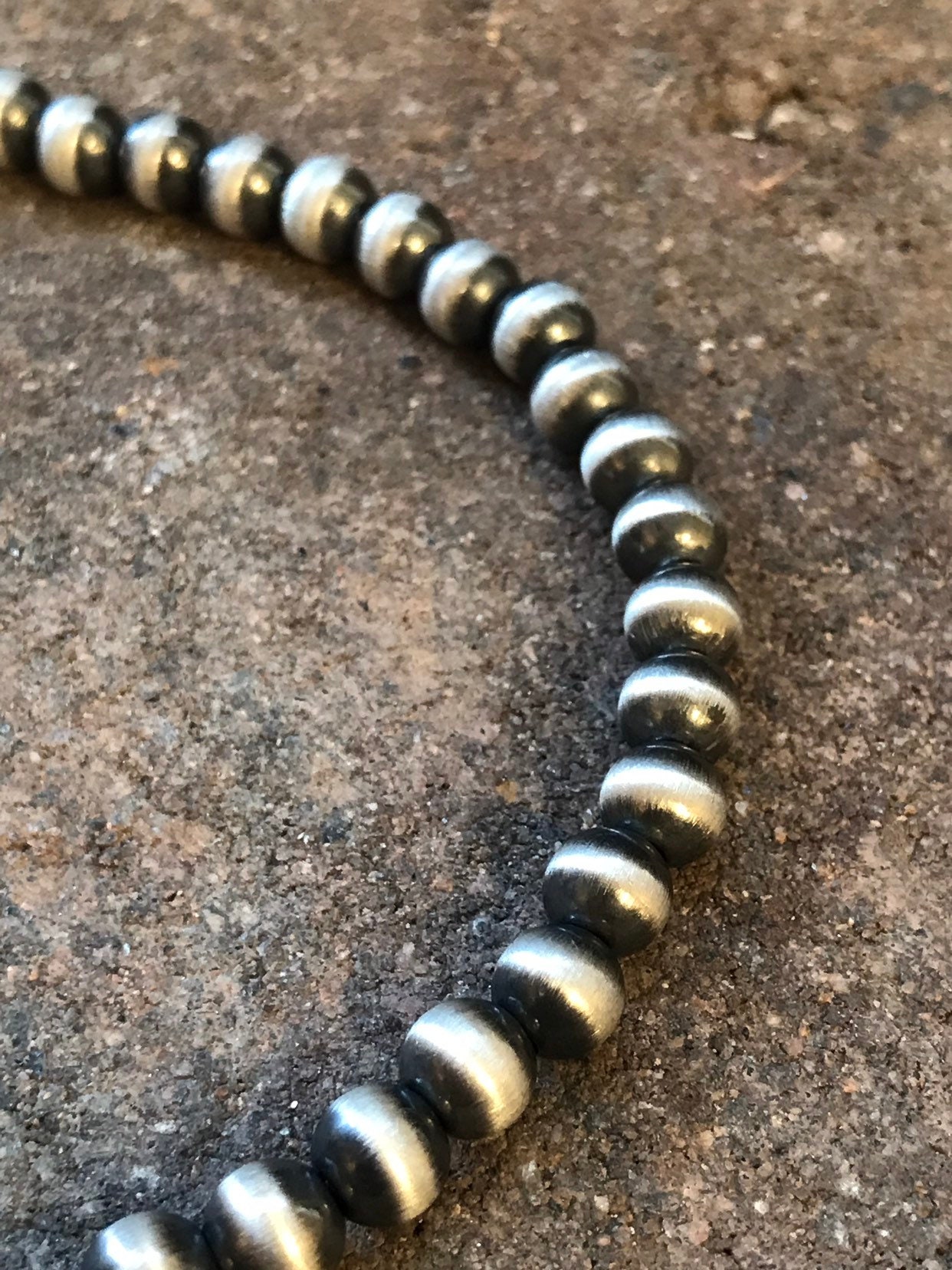 6mm navajo pearl necklace