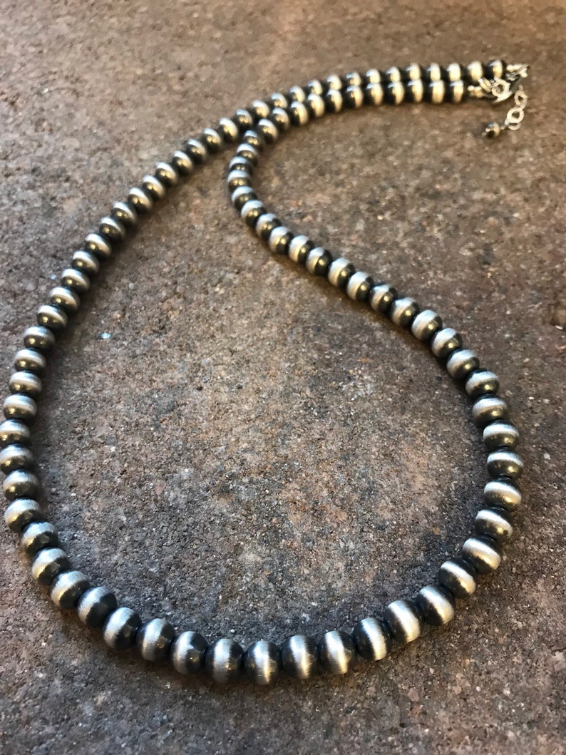6mm navajo pearl necklace
