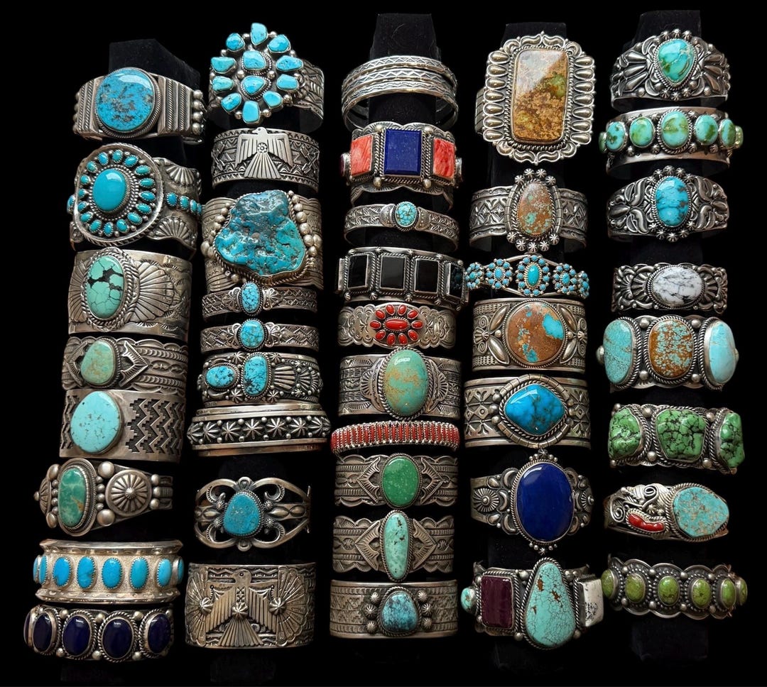 Native American Navajo Southwestern Lot of Jewelry Set Gift