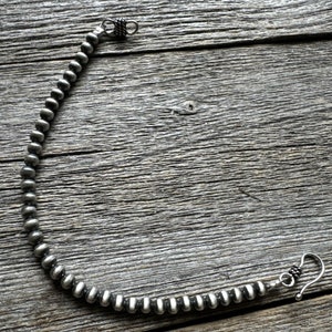 Kettingverlenger sterlingzilver parels kraal 4 mm 6 inch