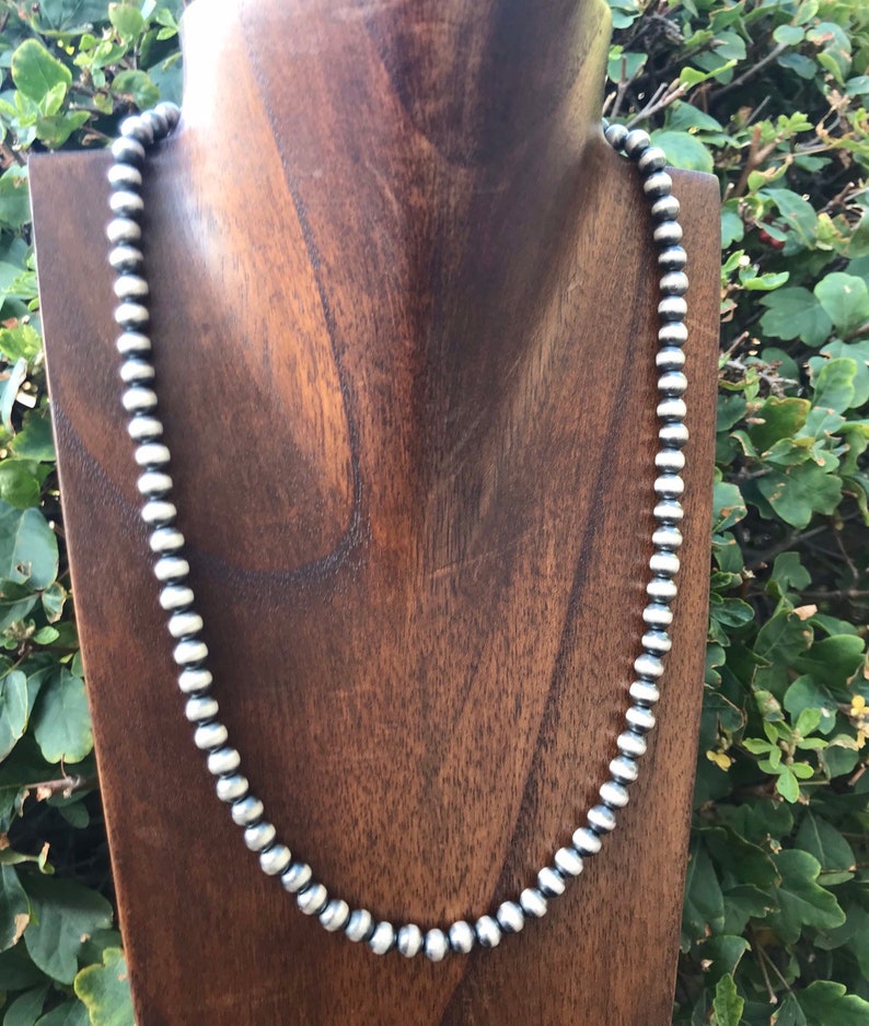 6mm navajo pearl necklace