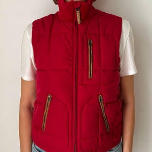 Vintage Ralph Lauren women&#39;s quilt down vest waistcoat size M
