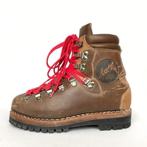 Vintage LOWA mountaineering hiking boots 70&#39;s 80&#39;s made in germany size 4.5